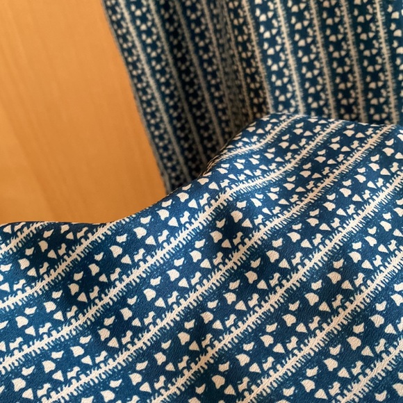 Dee & Ray Maxi Dress in Blue and White size S - Picture 11 of 12